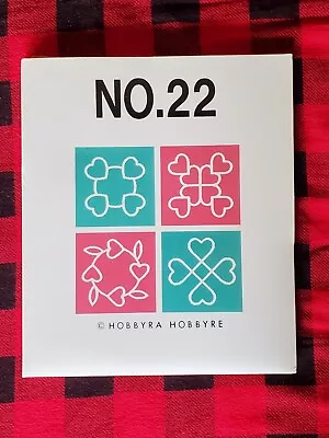 Embroidery Designs Card Templates Hobbyra No 22 Quilting Deco Brother Baby Lock • $20