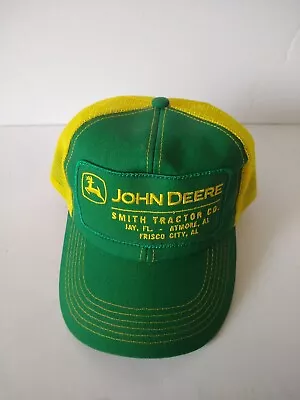 John Deere Patch K-Products Mesh Trucker SnapBack Cap Hat Smith Tractor AL FL  • $24.99