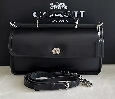 Coach Vintage Black Willis City Bag Top Handle Satchel Bag 9153 Euc • $549