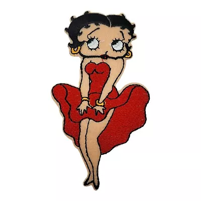 Betty Boop Vintage Retro Cartoon Style Embroidered Iron On Patch • $4