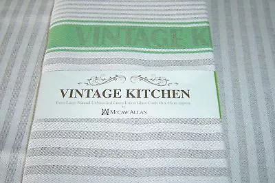  Extra Large Unbleached  Linen Union Glass Cloth    Excellent Quality  6 Colours • £6.99