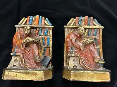 Matched Pair Multi-Color Metallic Book-Ends • $45