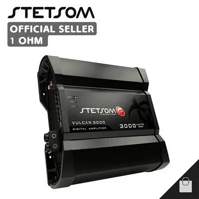 £204.82 • Buy Stetsom Vulcan 3000 1 Ohm Amplifier 3K Amp Bass & Voice Car - 3-5 Day Delivery