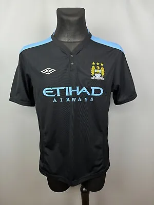 Manchester City 2011 2012 Training Shirt Football Soccer Jersey Men Umbro Size L • $36