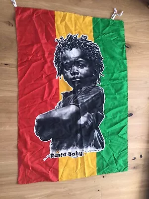 Vintage Prince Emanuel Rasta Baby Poster Flag Banner 42” X 28” Excellent • $23.37
