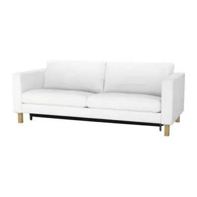Ikea Karlstad Cover For 3-Seat Sofa-Bed Blekinge White 001.187.40 • £295
