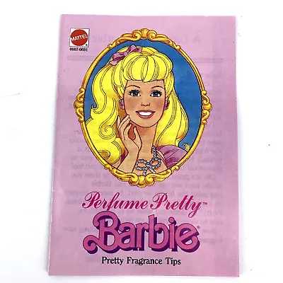 Vintage Perfume Pretty Barbie 1987 Fashion Booklet Book Mini Catalogue • $9.59