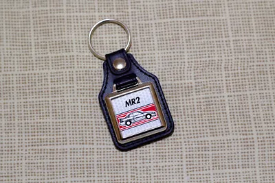 Toyota MR2 Mk2 Keyring - Leatherette & Chrome Keytag • $8.25