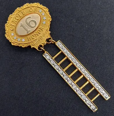 Mary Kay Circle Of Honor Consultant Ladder 30 Diamonds 16 Year Award Pin / Badge • $29.99