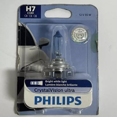 Philips H7CVB1 Crystalvision Ultra Headlamp Headlight Light Bulb H7 • $12.57
