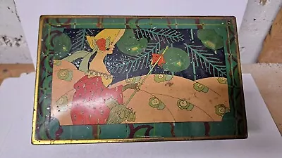  Fashion Plate  Art Nouveau Deco Canco 2 Lb Candy Tin • $10