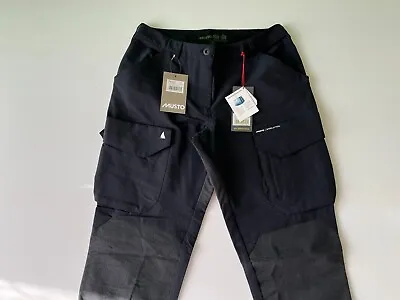 Sailing Trousers Women Evolution Performance Musto UV  Black Size 10 Long • £59.95