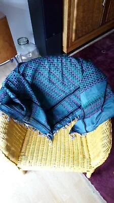 £16.99 • Buy Original Hirbawi Made In Palestine Kufiya Keffiyeh Scarf Shemagh Teal Multi