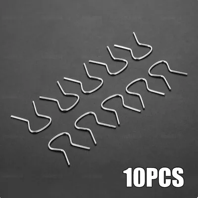 10Pcs Window Winder Car Door Handle Metal Clips Universal Accesories 18mm X 18mm • $3.40