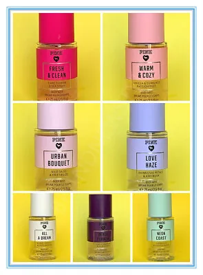 Victoria's Secret PINK Fresh & Clean & NEW SCENT COLLECTION Body Mist 2.5 Oz NEW • $10.95