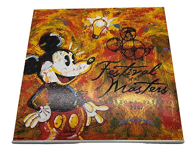 Disney Store Mickey Mouse Kitchen Tile Ceramic Trivet Festival Of Masters 2007 • $23.74