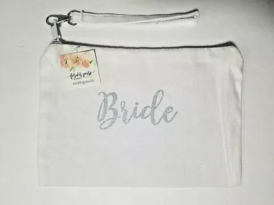 Forever Yours By Nicole Timeless Wedding Pouch BRIDE Makeup Survival Kit SILVER • $1.99