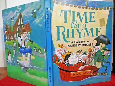 TIME FOR A RHYME Illus By ERIC KINCAID Nursery Rhymes C1975 Large Hardcover • $12.87