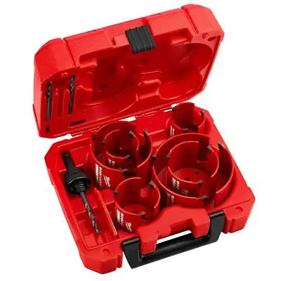 Hole Saw Kit Milwaukee Big Hawg Dozer Set Carbide General Electrician Plumbers • $202.95