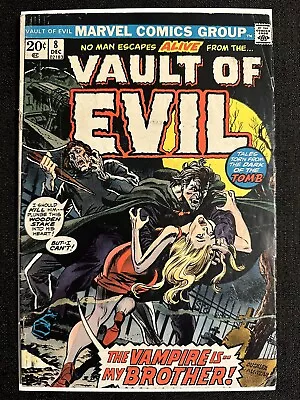 Marvel Comics Vault Of Evil #8 “Brother Vampire”. December 1973 Bronze Age. • $18