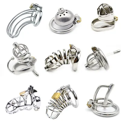 Lock Chastity Cage Lock Device With/without Dilator Sounding Dilator Virginity • £12.98