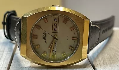 Vintage MIDO Ocean Star 9609 Watch Datoday Automatic Working Condition • $199