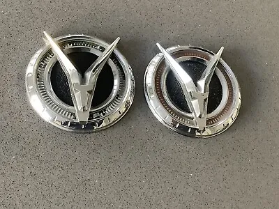 MAZDA ROTARY CAPELLA RX2 GENUINE CHROME ANTELOPE ROOF BADGES!!!  PNs.0398 69 056 • $79.99