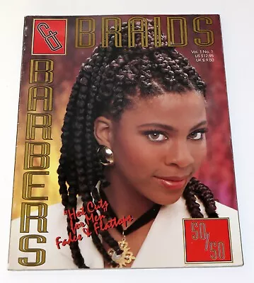 Vintage Barbers & Braids Black Hairstyle Magazine Vol. 1 No. 1: 1993 Cardstock • $42.63