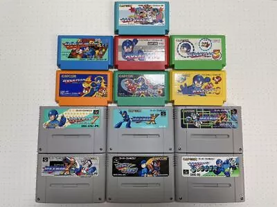 Nintendo SNES/NES Megaman Rockman 1 - 7 / X X2 X3 / FORTE / SOCCER / BOARD Japan • $299.99