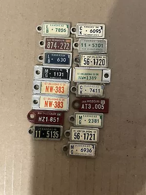 Vintage Mini Keychain Car Tag Lot • $100