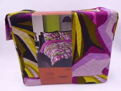 Missoni Target Limited Edition Duvet Shams Set  Purple Green Full/Queen New • $200