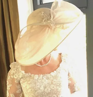 Ladies Ivory Occasion Hat BOXED. Ian Stuart. Wedding/ Races • £150