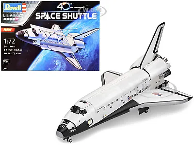 Level 5 Model Kit Nasa Space Shuttle 40th Anniversary 1/72 Scale Revell 05673 • $54.99