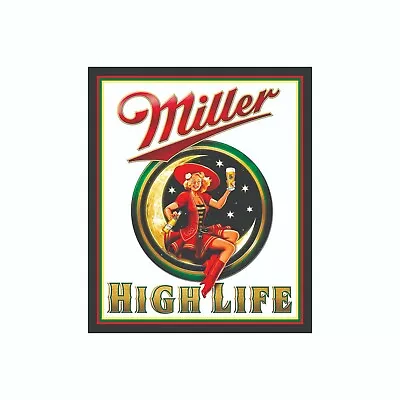 Miller High Life Beer Decal Bumper Sticker  • $3.59