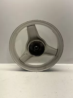 1996 Yamaha Pw50 Y-zinger Oem Rear Back Wheel Rim White !!bent Warped!!! • $46