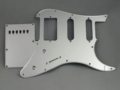 SILVER MIRROR HSS SCRATCH PLATE SET Pickguard To Fit YAMAHA Pacifica 112 012 412 • £22.95