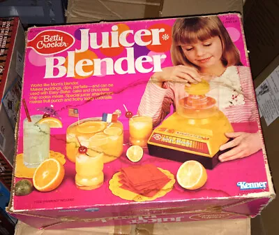 New In Box Vintage 1970s KENNER BETTY CROCKER JUICE JUICER Toy BLENDER • $69.99