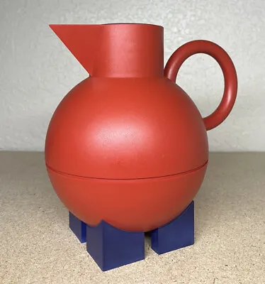 Postmodern Red & Blue Euclid Thermos By Michael Graves For Alessi • $93.50