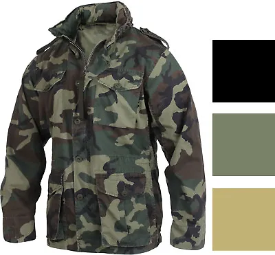 Lightweight Military M-65 Field Jacket Vintage Army Uniform Camo M65 Coat • $97.99