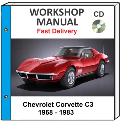 $7.99 • Buy Chevrolet Corvette C3 1968 1969 1970 1971 1972 Service Repair Workshop Manual Cd