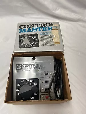 MRC Control Master II Model Train Transformers In Box FREE SHIPPING • $31.99