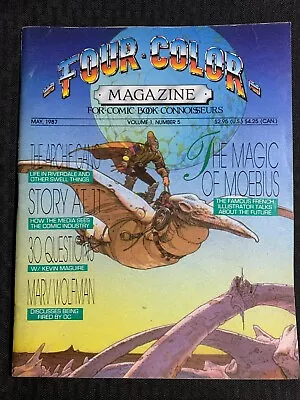 1987 FOUR COLOR Magazine #5 FN 6.0 The Magic Of Moebius W/ Blackthorne Poster • $20.25