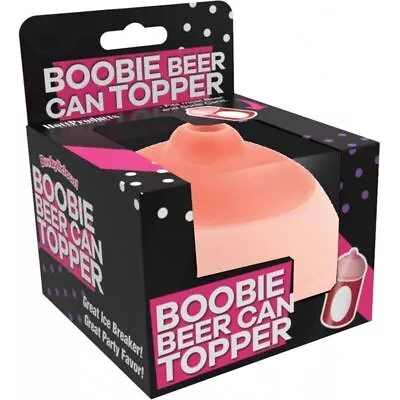 BOOBIE BEER CAN COVER ~ Bachelor Party Gag Joke Adult Novelty Drinking Boob Cap • $11.97