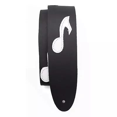 Perri's Leathers The Famous Collection Guitar Strap Music Notes Themed Le... • $27.78