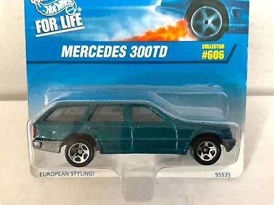 Hot Wheels MERCEDES 300TD Wagon - 1996 #606 - CORGI Casting Made In CHINA • $12