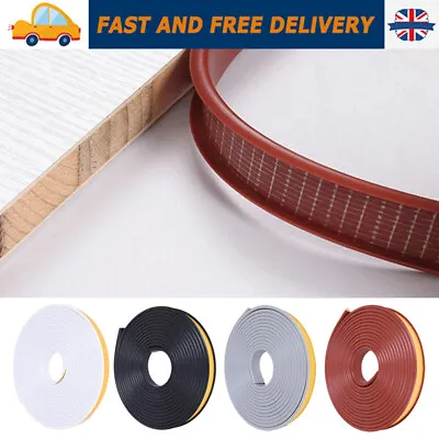 3/5M Self-adhesive Edging Tape U-shaped Edge Banding Cupboard Rubber Seal Strips • £7.99