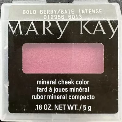 MARY KAY Mineral Cheek Color Blush Powder BOLD BERRY .18 OZ. New • $16.89