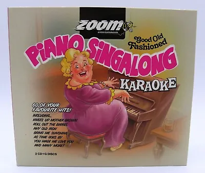 Zoom Karaoke Old Fashioned Piano Singalong - Double CD+G - Mrs Mills Music Hall • £5.95