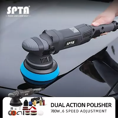 SPTA 5 Inch Dual Action Random Orbital Car Polisher Buffer Machine Polishing Pad • $129.99