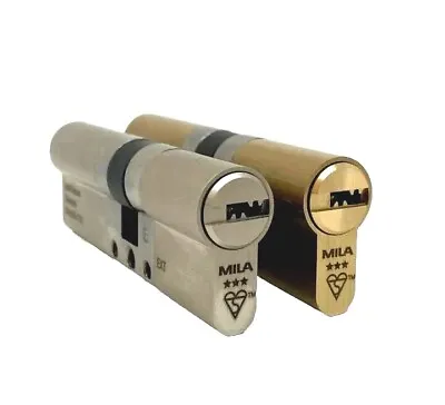 Mila Anti Snap 3 Star Diamond Grade Euro Cylinder Locks For UPVC Doors • £45